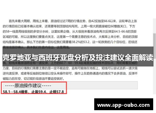 克罗地亚与西班牙亚盘分析及投注建议全面解读